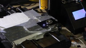 Metal cutting using an Endurance DPSS 10 watt 1064 nm (infrared) impulse laser module