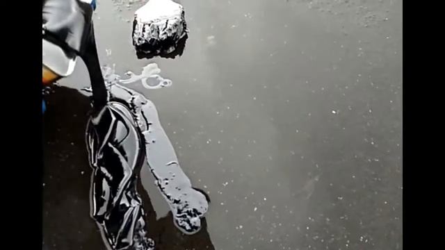 Ремонт плоской кровли. Как правильно наносить Жидкую Кровлю по воде?