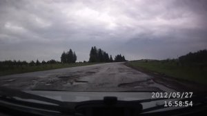 Трасса Пермь - Ижевск в районе Воткинска