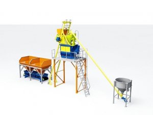 Растворно бетонный узел Рифей-Бетон 25 в Казахстане