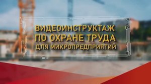 Видеоинструктаж по охране труда для микропредприятий.