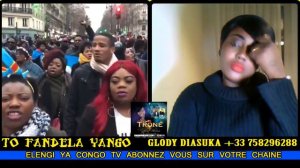 CA BRULE A PARIS PLUS DE  1500 CONGOLAIS A PARIS MARCHEE CONTRE TSHISEKEDI + LA MORT DE GIZENGA