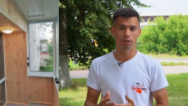 Обзор балкона со штульповой дверью. Балкон под ключ за 4 дня!