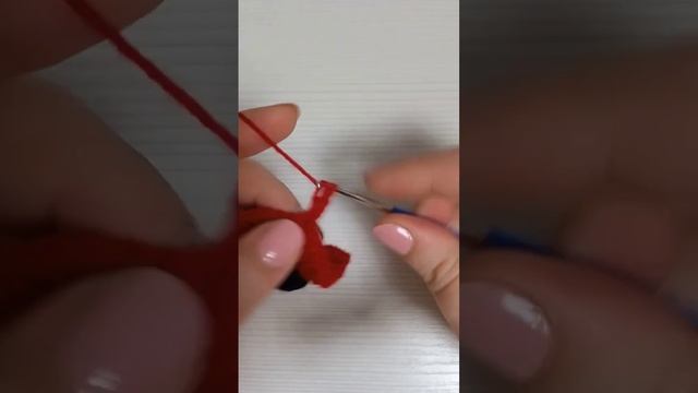 Вязаный цветок 