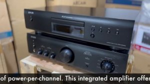 DENON PMA 600NE Integrated Amplifier & DCD600 CD PLAYER