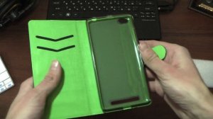 Магнитный чехол-книжка Baiwei для Xiaomi Redmi 3. Подставка, отделение для карт.