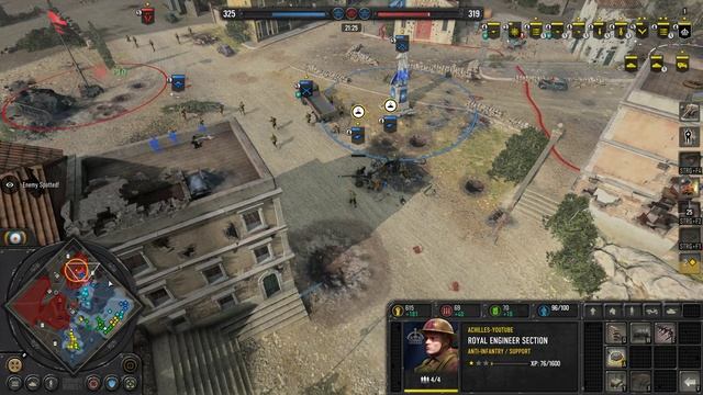 Company of Heroes 3 - I LOST, BUT... - British Forces Gameplay - 4vs4 Multiplayer - No Commentary