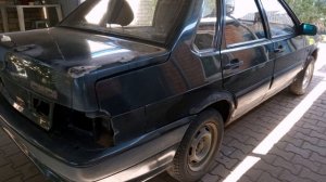 Косметический ремонт ваз 2115 цвет Цунами. Ремонт, авто, автомобиль, подготовка, покраска, ваз 2115