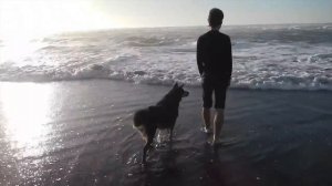 Baby at Samoa Beach