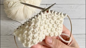 ОЧЕНЬ ПРОСТОЙ узор спицами, который идеален для кардиганов