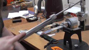 Заточка ножа из RWL34. Венёвские эльборовые бруски. Часть 4.