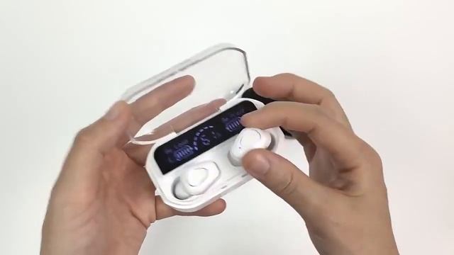 Беспроводные блютуз наушники, гарнитура TWS G28 с функцией Power bank смотреть онлайн