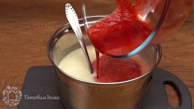 Волшебно-Вкусно и проще многих тортов без выпечки! Сливочно-малиновый Десерт на День Влюбленных
