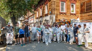 Фасадник | Команда ГСК «Восток Центр Иркутск» преображает особняк Акентьева, Иркутск