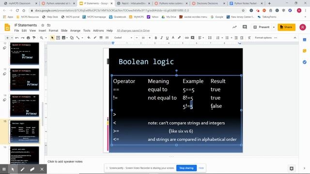 Python: If, else, Elif statements