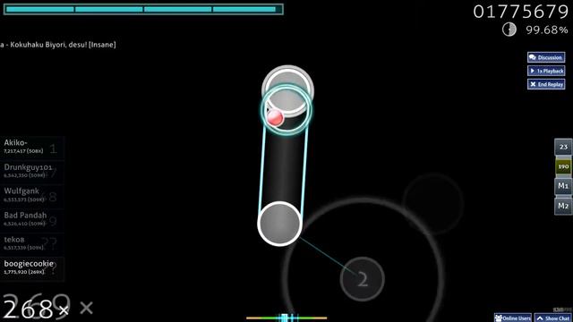 osu! Uchida Aya & Kubo Yurika - Kokuhaku Biyori, desu! [Insane] смотреть онлайн