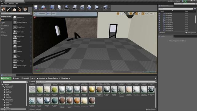 Intro to Level Creation Applying Materials to Geometry _ 04 _ v4.7 Tutorial Series _ Unreal Engine