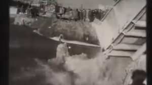 Хроника Новосибирска .Покорение реки Обь 1956.