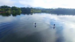 Водный велосипед на подводных крыльях
