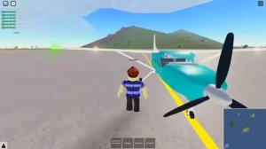 Как летать самолет roblox