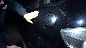Полировка элемента автомобиля после покраски