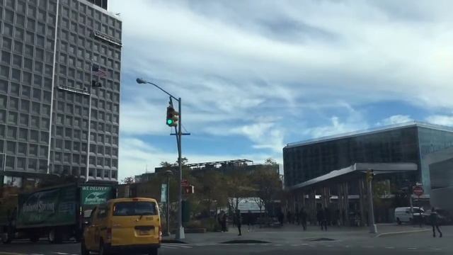 New York City, a tour arround famous battery park city , USA смотреть онлайн