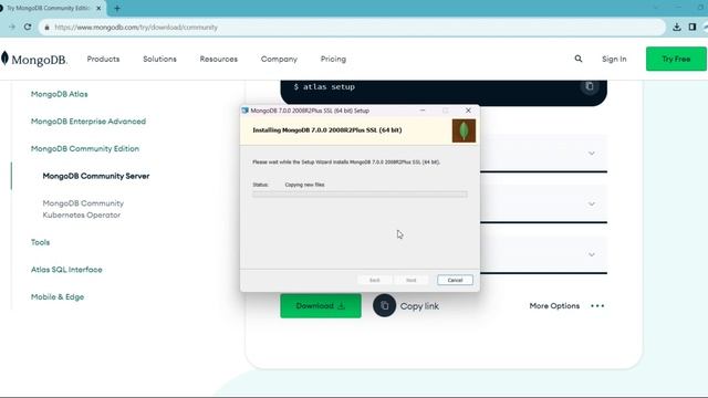 How to Install MongoDB 7.0.0 on Windows | MongoDB-1 | Spring Boot | MongoDB Compass | смотреть онлайн