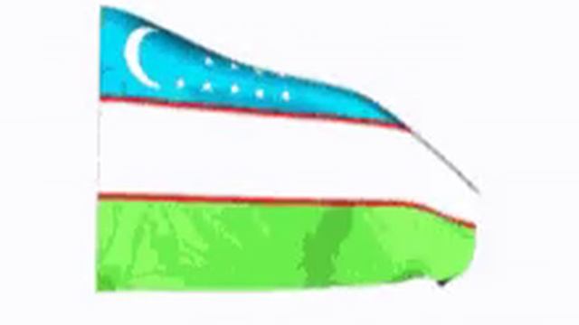 Флаг Узбекистана