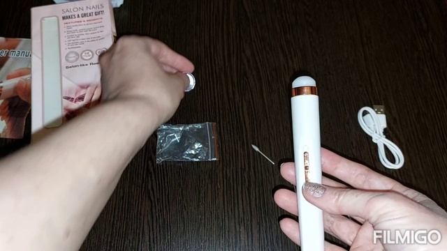 Беспроводной Маникюрный аппарат, 12000 об/мин. 500 мАч. Распаковка и обзор. смотреть онлайн