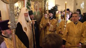 Патриарх Кирилл совершил молебен блаж. Матроне