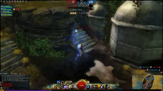 guild wars 2 engineer knockback condi pvp gameplay german