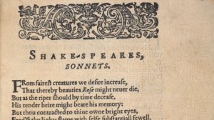 Shakespeare Sonnet 1 in Original Pronunciation "From fairest creatures we desire increase"
