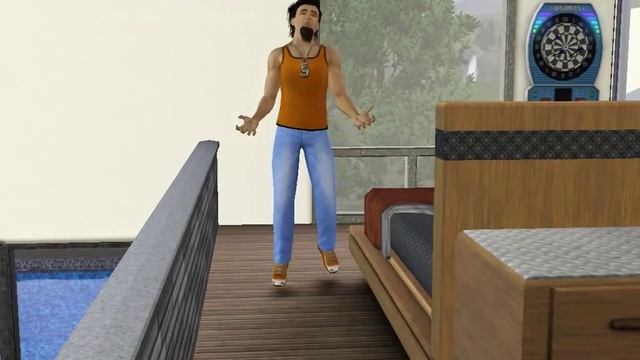 Превращение в вампира в The Sims 3 Late Night смотреть онлайн