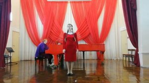 "Домик-крошечка". А. Гурилев, С. Любецкий. Исполняет Миронова Аделина.