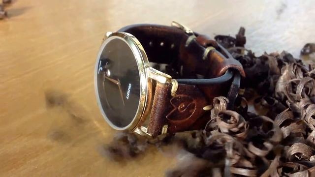 Кожанный ремешок для часов Orient / Watchstrap for Orient смотреть онлайн