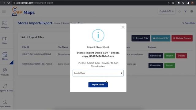 Import stores and products bulk data using CSV file - WP Maps смотреть онлайн