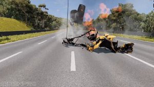 Big & Small Wheels VS Cars - BeamNG drive