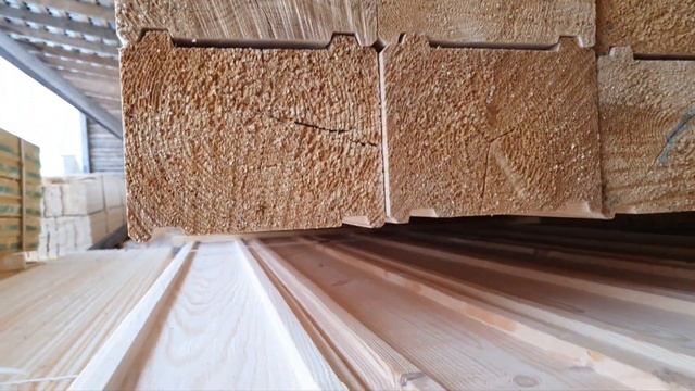 Заказ-Дом: сухой профилированный брус 190х140 мм из целого массива дерева ( камерной сушки) смотреть онлайн