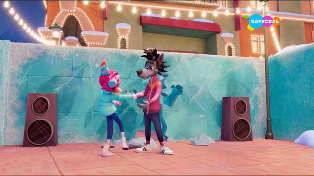 Смена логотипа на праздничный Карусель HD (27.12.2022) смотреть онлайн