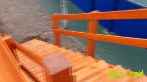 Зимняя горка для детей SnowFox 10 метров