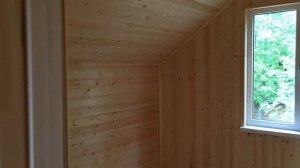 Дачный дом 6х6 м, полтора этажа.