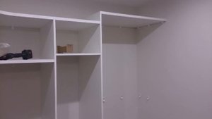 Сборка шкафа купе, в нишу