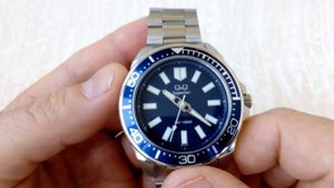 ПРАКТИЧНЫЕ ЧАСЫ Q&Q  S374J212Y КОРПУС СТАЛЬ / Q&Q STEEL WATCH S374J212Y