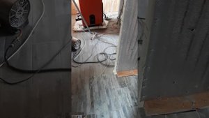 Перегородка по теплому полу в ванной комнате...