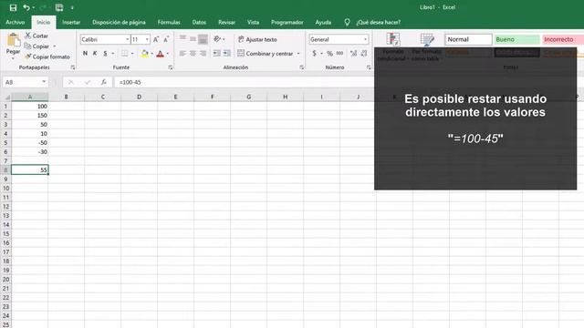 ➖ RESTAR en EXCEL 2019 y EXCEL 2016 ✔️ смотреть онлайн