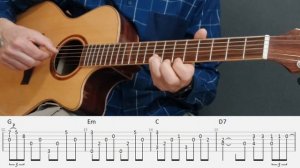 Love Hurts - Nazareth - Fingerstyle Guitar Tutorial Tabs and Chords