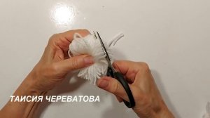 МИЛАШКА ТИГРЁНОК ИЗ ПОМПОНОВ! DIY ЛЕГКО. КРАСИВО.БЫСТРО рукоделие.поделки.своими руками из пряжи)