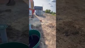 Монтаж септика Евролос 5+ и установка Кессона.