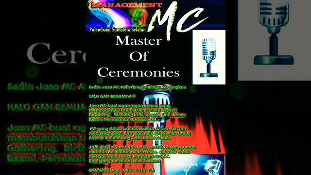 Jasa MC Palembang Sumatera Selatan - Management MC Palembang Panggilan Event Event Acara Pernikahan