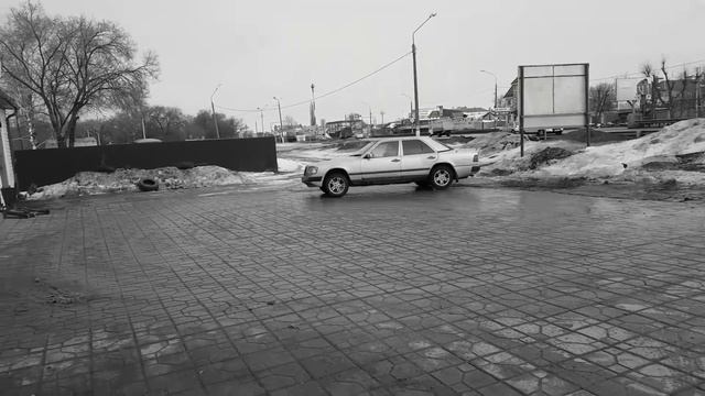 Мерседес 124 дрифт